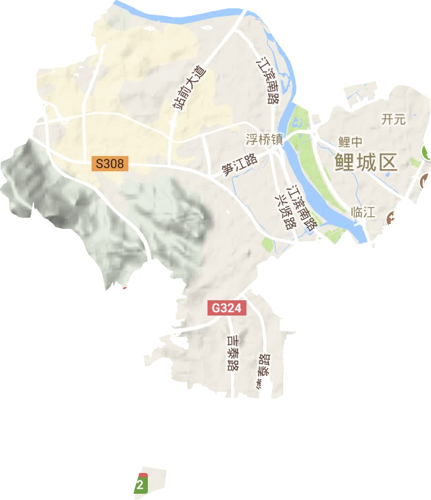 鯉城區地形圖