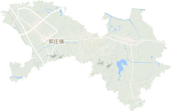 郭莊鎮地形圖