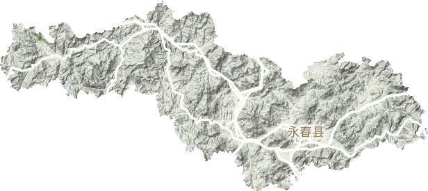 永春縣地形圖
