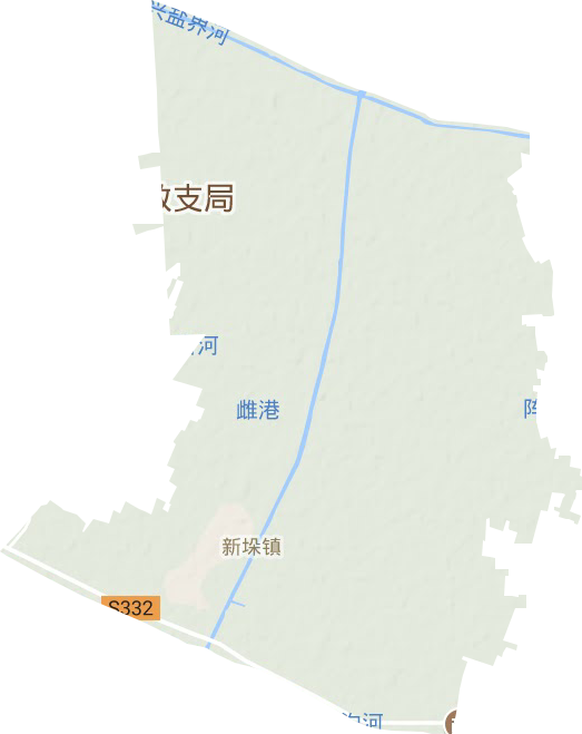 新垛鎮(zhèn)地形圖