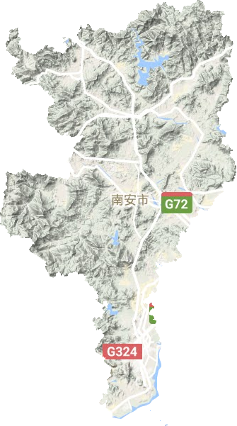 南安市地形圖