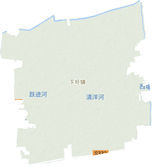 下圩鎮地形圖