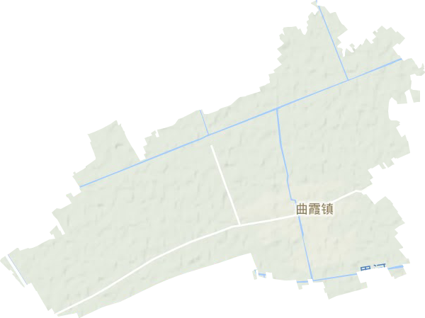 曲霞鎮(zhèn)地形圖