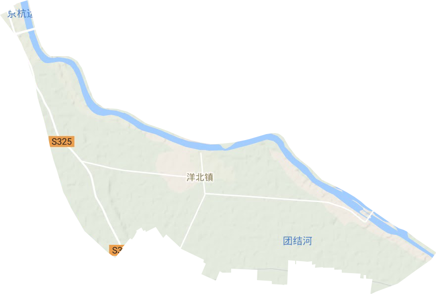 洋北鎮(zhèn)地形圖