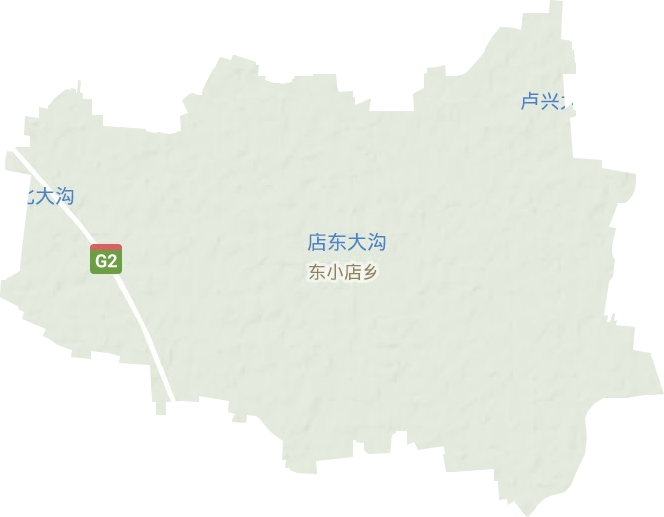東小店鄉地形圖