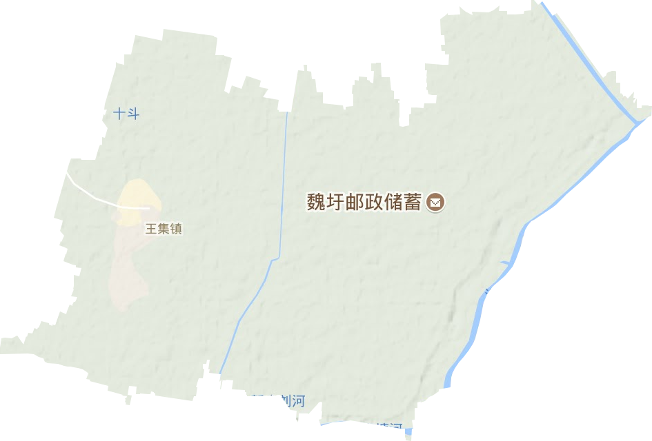 王集鎮(zhèn)地形圖