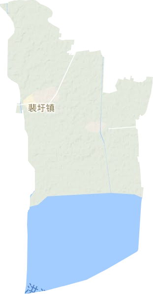 裴圩鎮地形圖