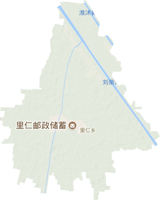 里仁鄉地形圖