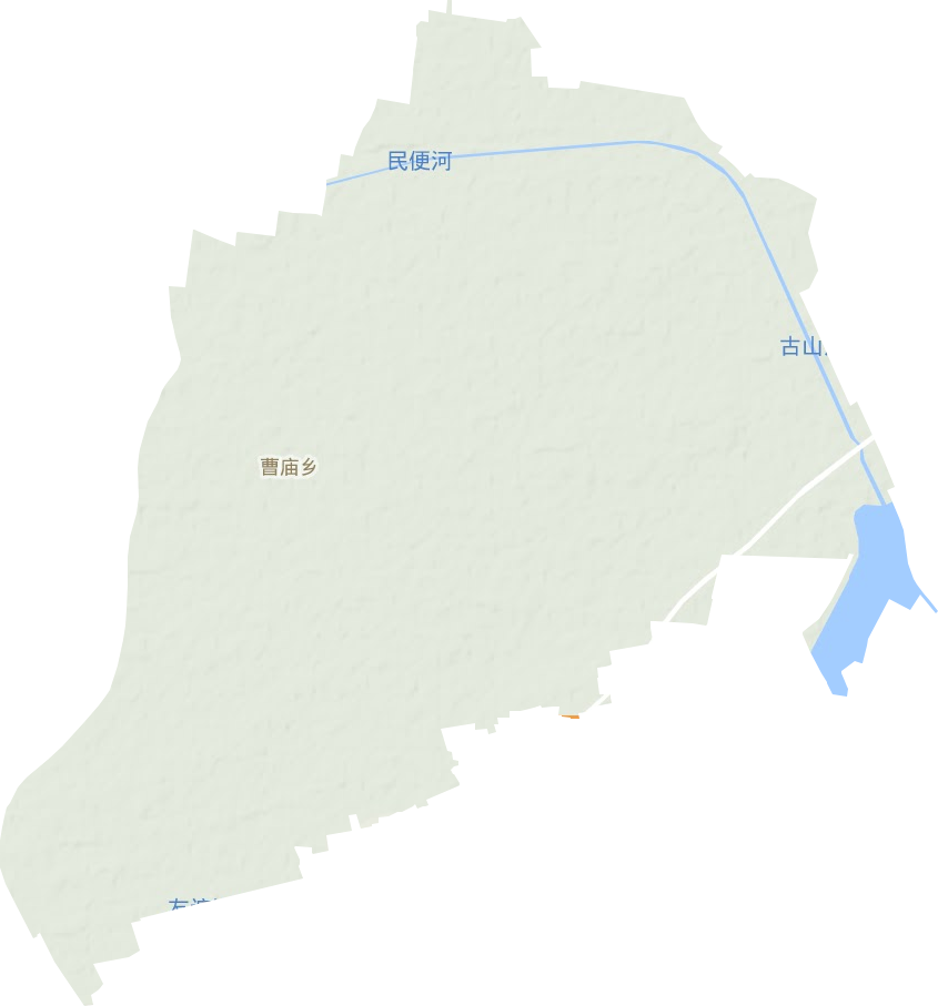 曹廟鄉(xiāng)地形圖
