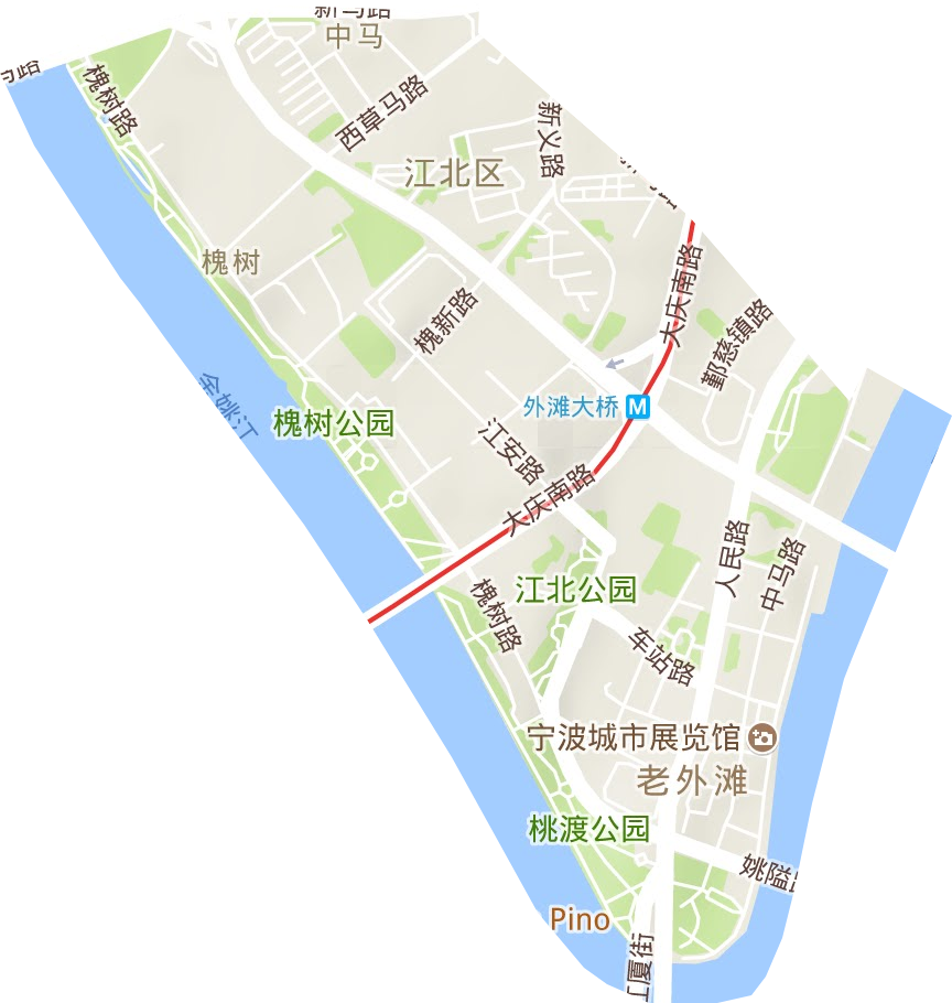 中馬街道地形圖