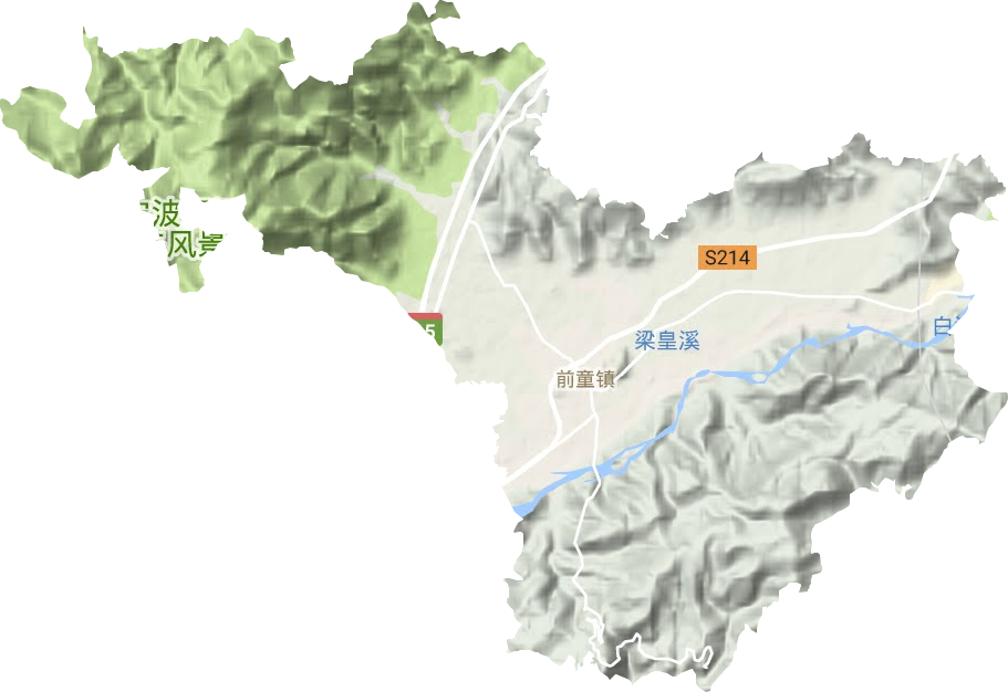 前童鎮地形圖