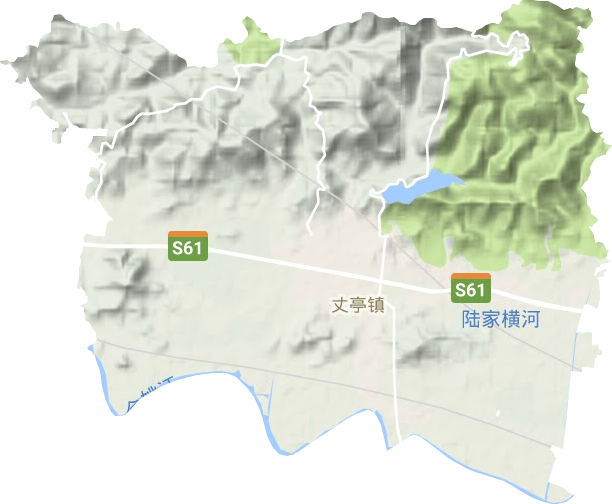丈亭鎮地形圖