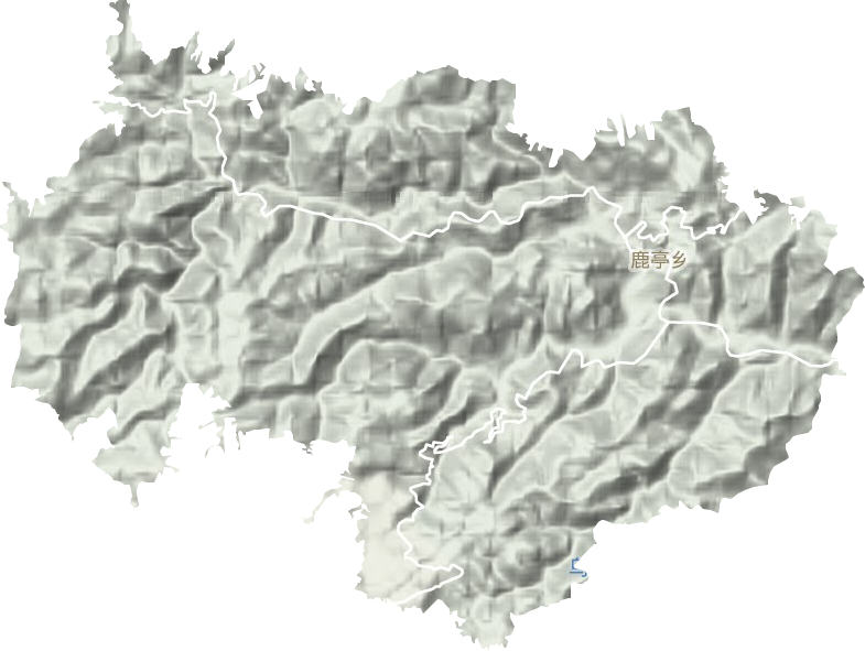 鹿亭鄉地形圖