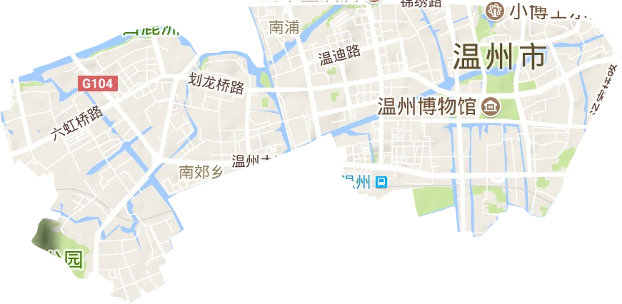 南匯街道地形圖