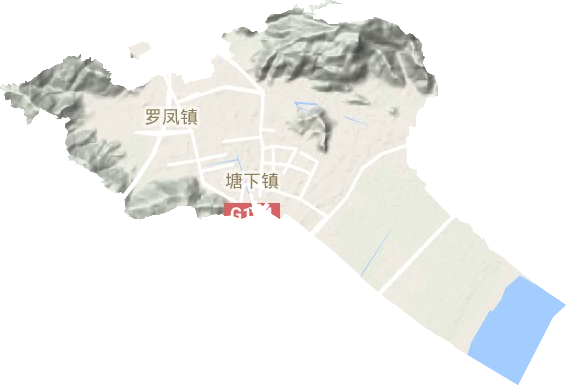 塘下鎮地形圖