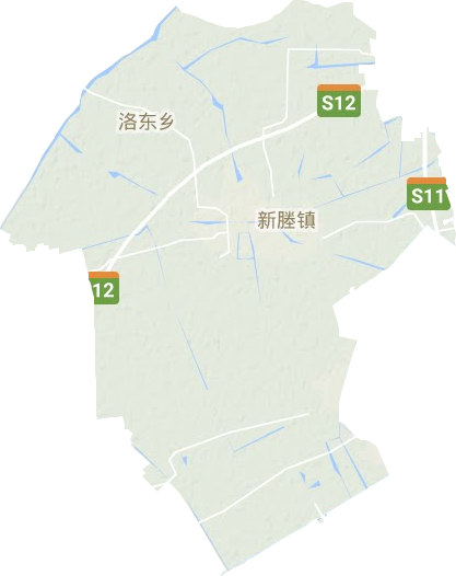 新塍鎮地形圖