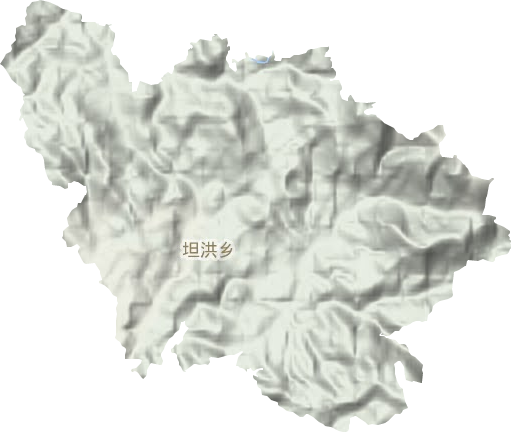 坦洪鄉地形圖