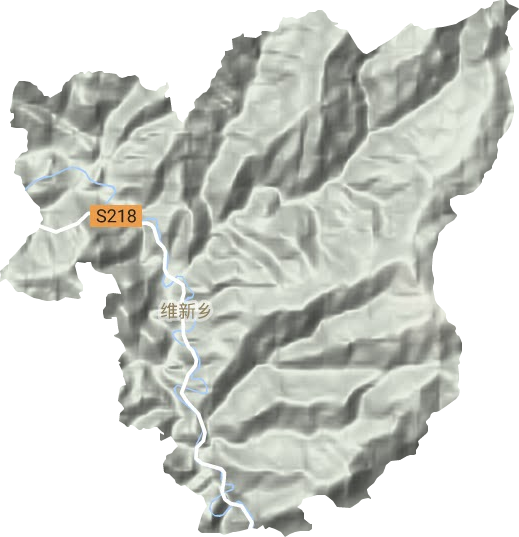 維新鄉地形圖