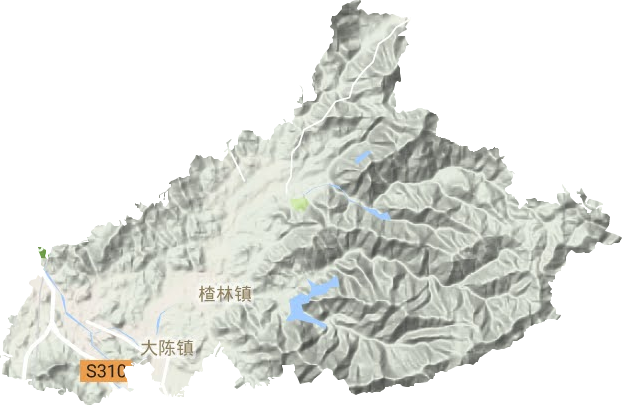 大陳鎮地形圖
