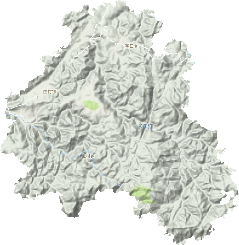 佐村鎮地形圖