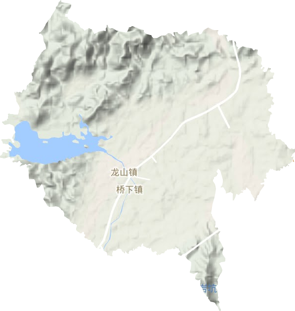 龍山鎮(zhèn)地形圖