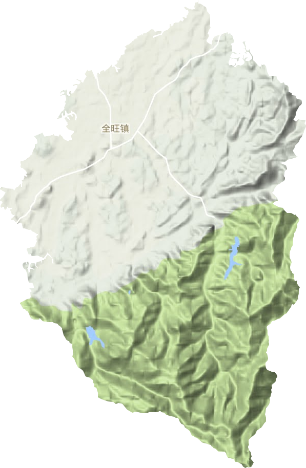 全旺鎮地形圖