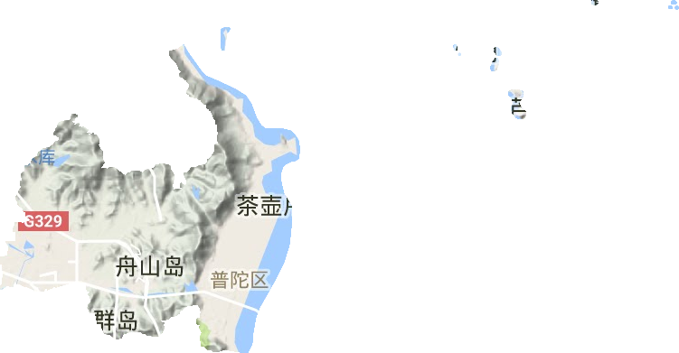 東港街道地形圖
