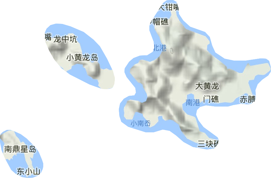 黃龍鄉(xiāng)地形圖