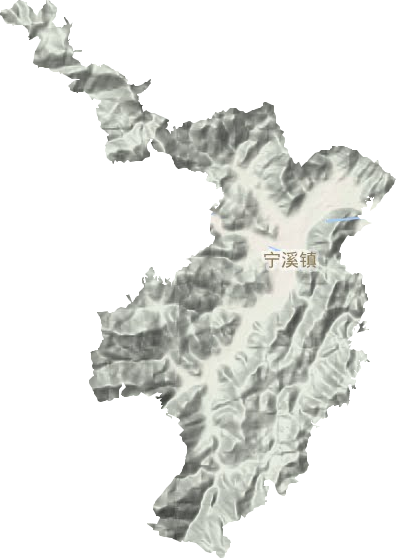 寧溪鎮(zhèn)地形圖