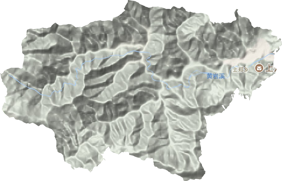 上鄭鄉地形圖