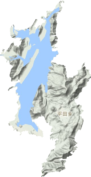 平田鄉地形圖