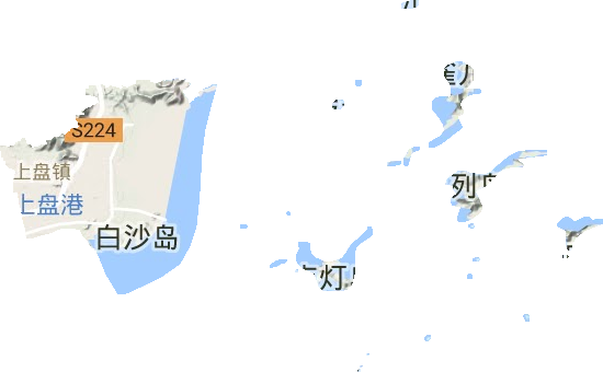 上盤鎮地形圖