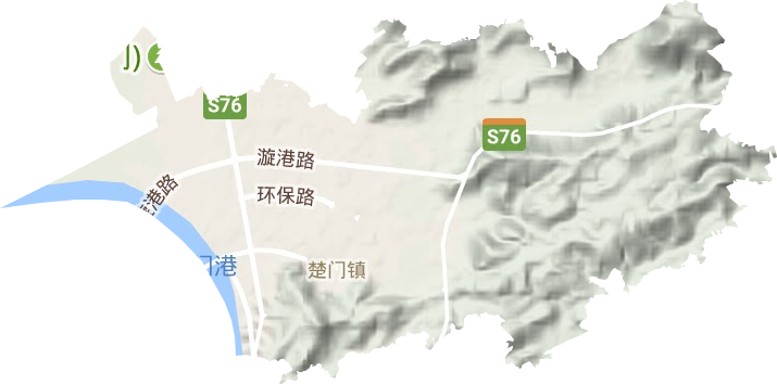 楚門鎮地形圖