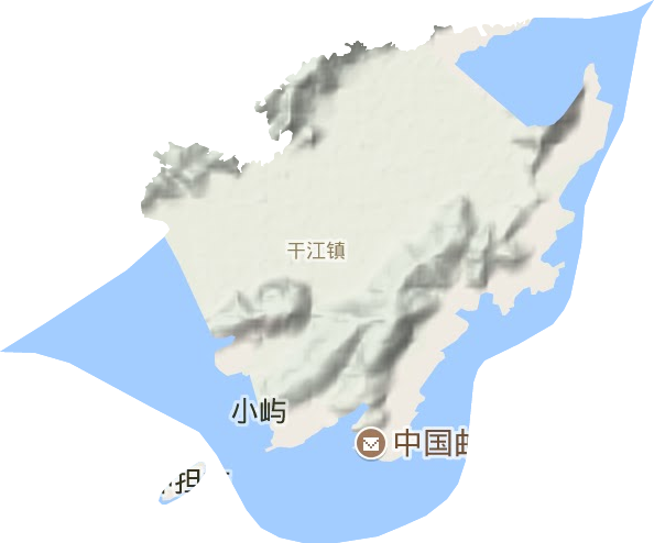 干江鎮(zhèn)地形圖