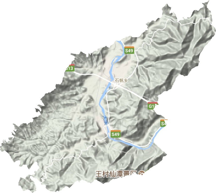 臘口鎮地形圖