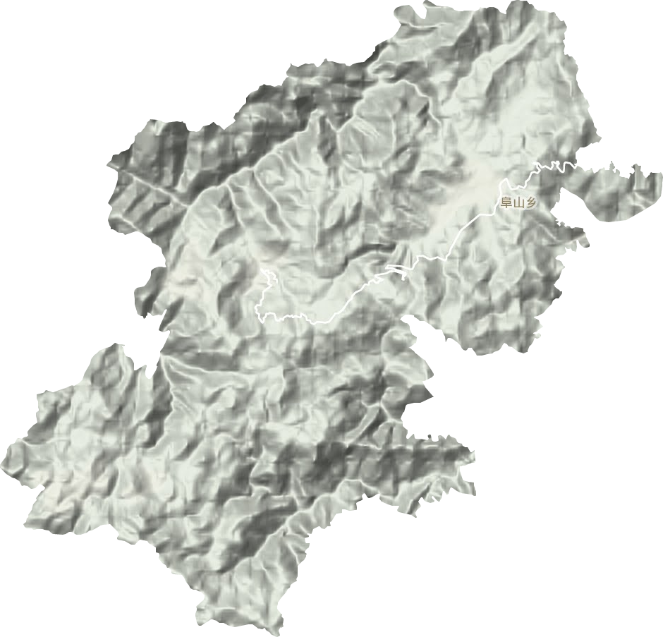阜山鄉地形圖