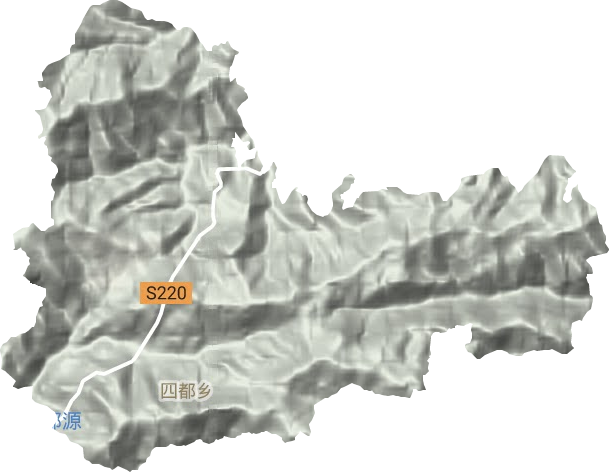 四都鄉(xiāng)地形圖