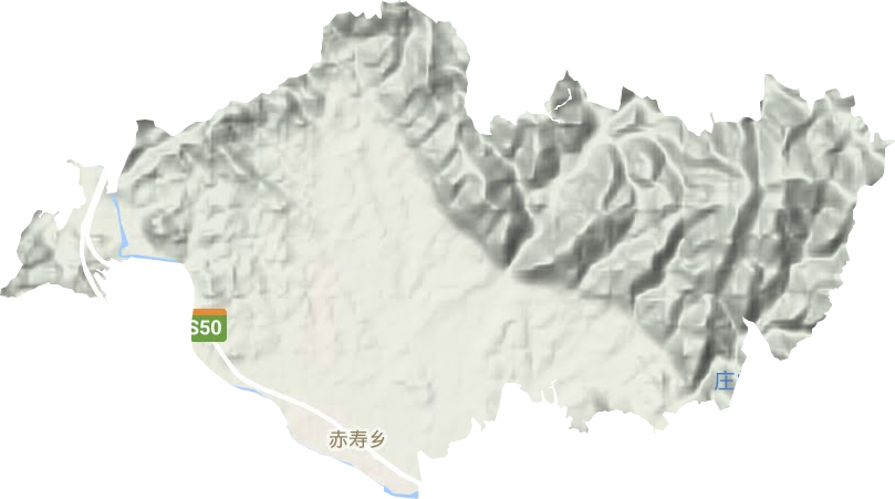 赤壽鄉地形圖