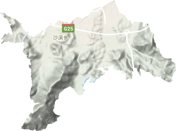 白龍山街道地形圖