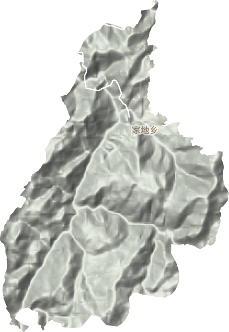 家地鄉地形圖