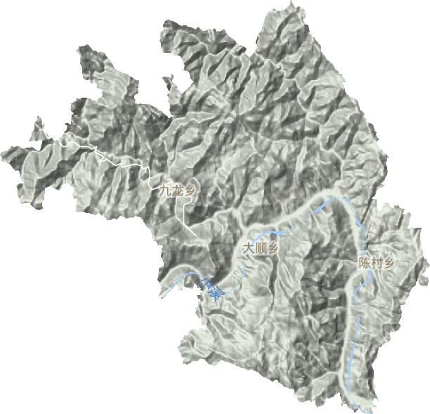 九龍鄉地形圖