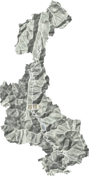 巖樟鄉(xiāng)地形圖