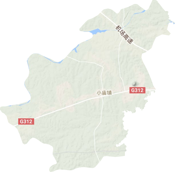 小廟鎮(zhèn)地形圖
