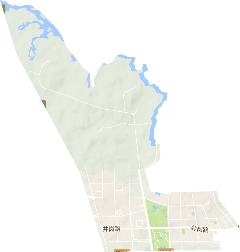 蜀山新產業園區地形圖