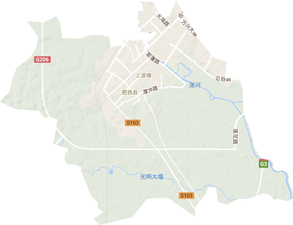 上派鎮地形圖