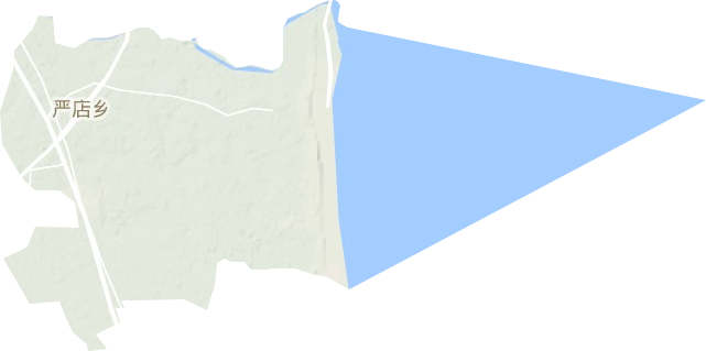 嚴(yán)店鄉(xiāng)地形圖