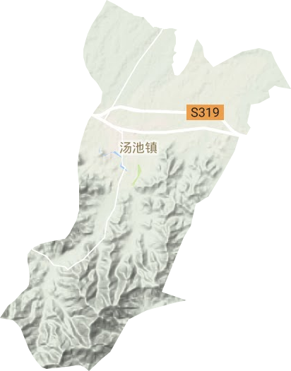 湯池鎮地形圖