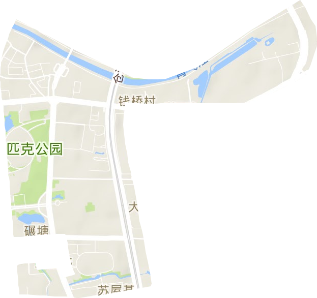 弋江橋街道地形圖