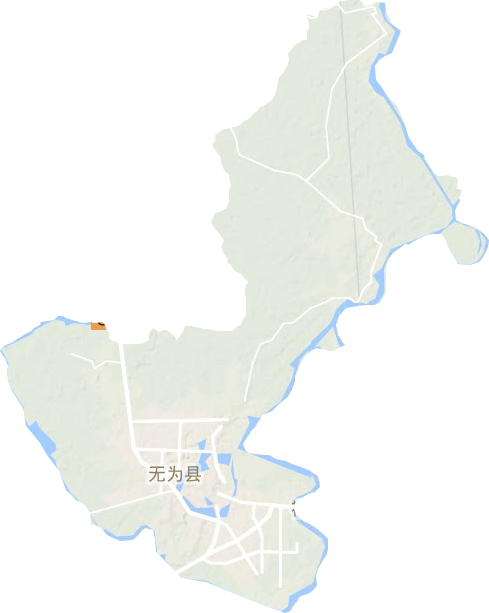 無城鎮地形圖