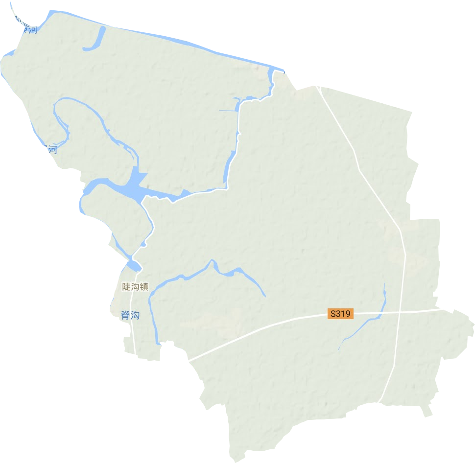 陡溝鎮(zhèn)地形圖